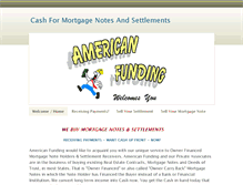 Tablet Screenshot of americanfunding.com